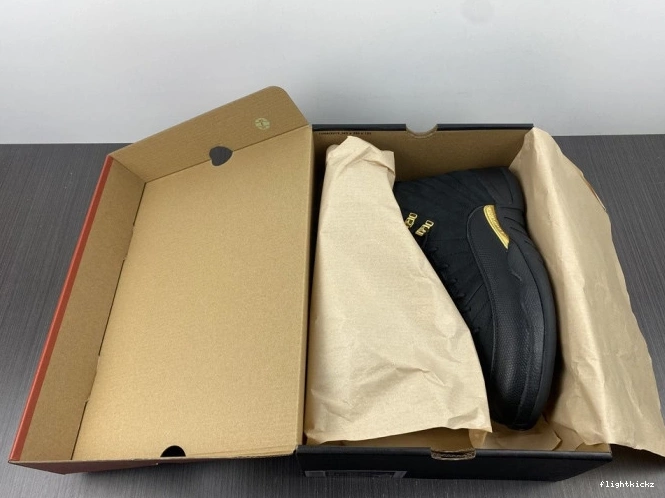 CT8013-071 Jordan Air 12 Taxi Black 0912